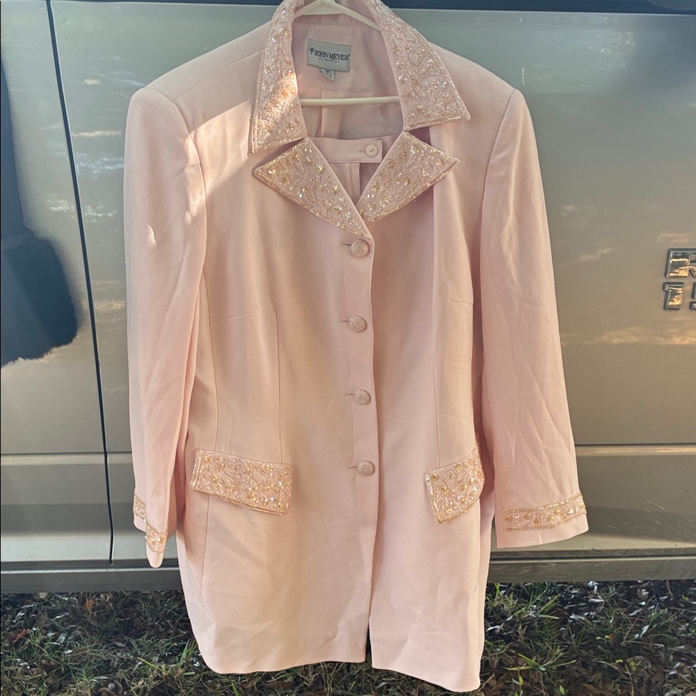 Stenay Light Pink Embellished Jacket
